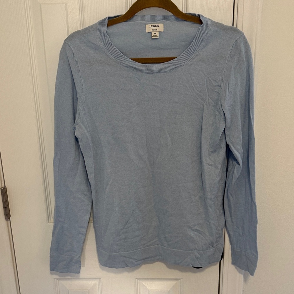 J. Crew Sky Blue Long Sleeve Top